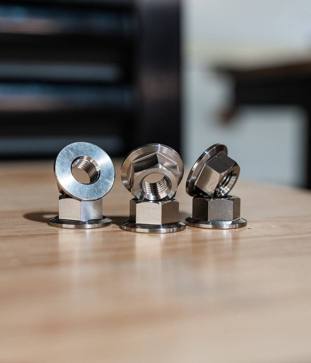 Titanium Strut Tower Hardware Kit for Honda 1.5T and 2.0T (Flanged Nuts)